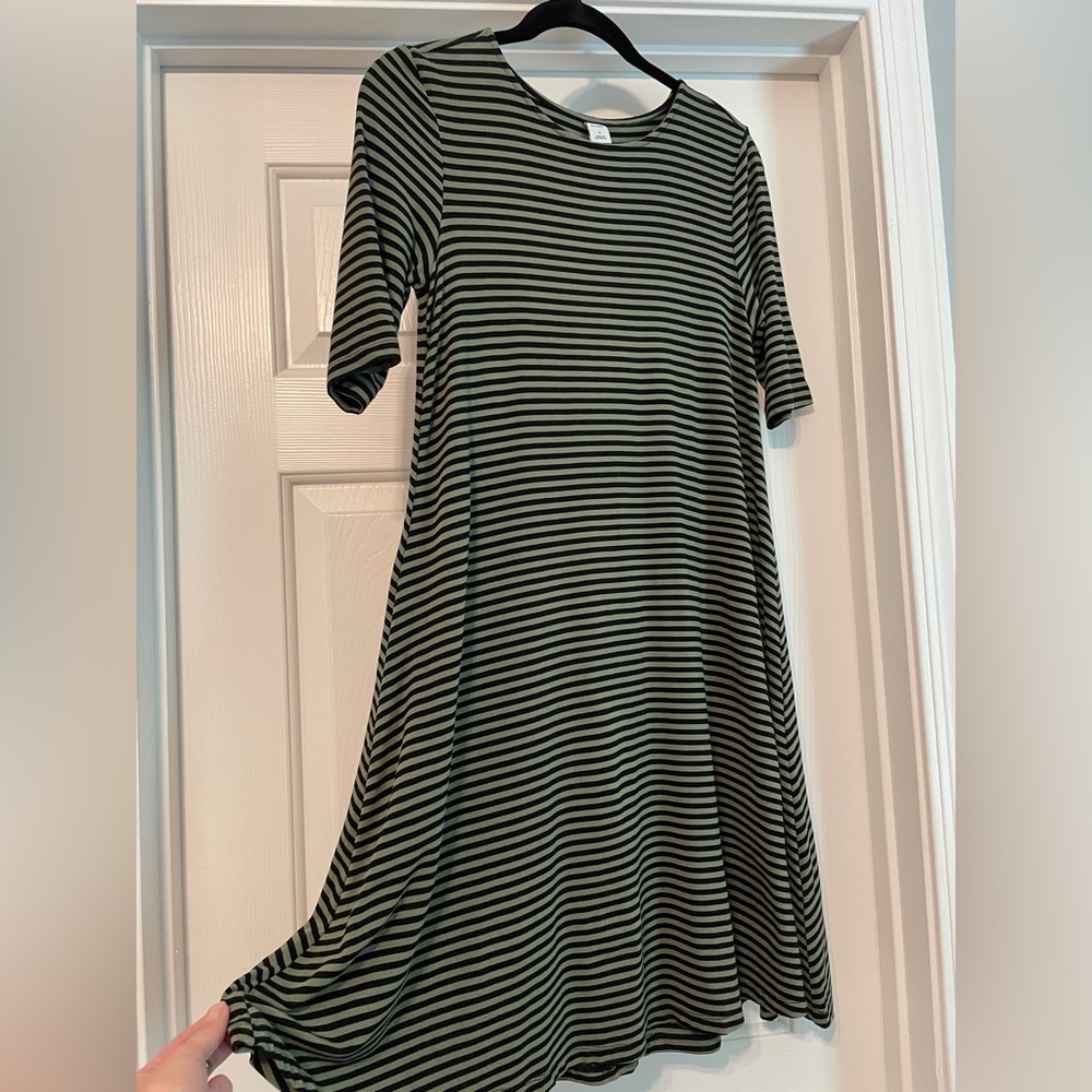 Old Navy Striped Swing Dress